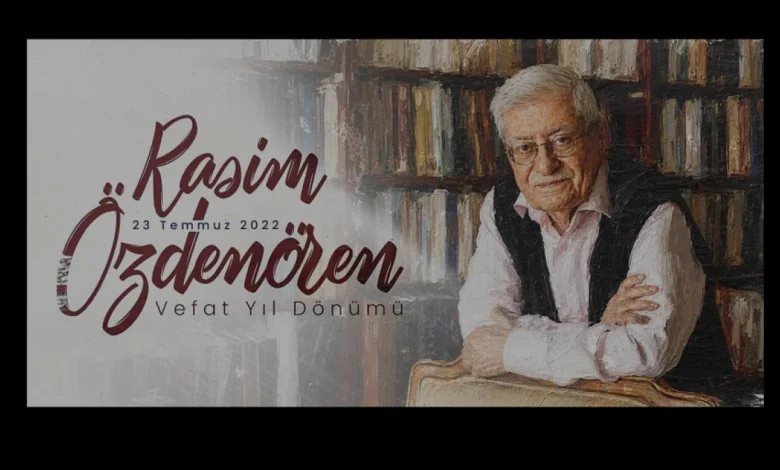 İletişim Başkanı Burhanettin Duran Rasim Özdenöreni andı
