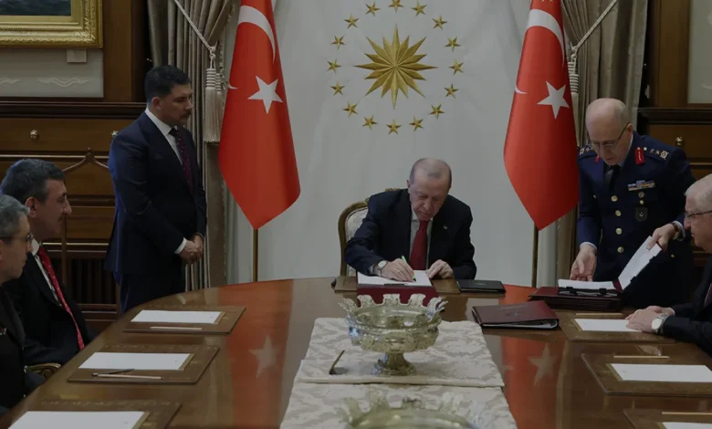 Cumhurbaşkanı Erdoğan Yüksek Askeri Şura Kararlarını Onayladı
