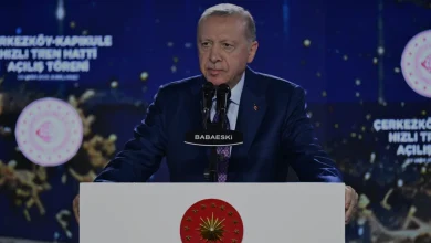 Cumhurbaşkanı Erdoğan Halkalı Kapıkule Hızlı Tren Hattını Hizmete Açtı