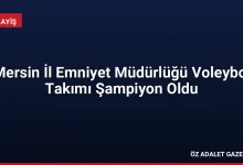 Mersin İl Emniyet Müdürlüğü Voleybol Takımı Şampiyon Oldu